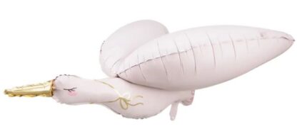 BALON FOLIOWY BOCIAN JASNY RÓŻ 103x60cm
