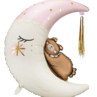 BALON FOLIOWY MIŚ KSIĘŻYC 80x98cm