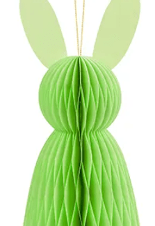 DEKORACJA PAPIEROWA KRÓLIK ZIELONY 30cm