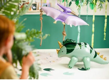 BALON DINOZAUR PTERODAKTYL FIOLETOWY 120x62cm - obrazek 2