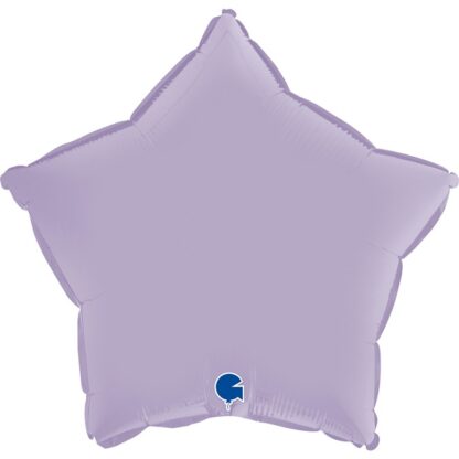 BALON FOLIOWY GWIAZDKA SATIN LILA FIOLET 45cm
