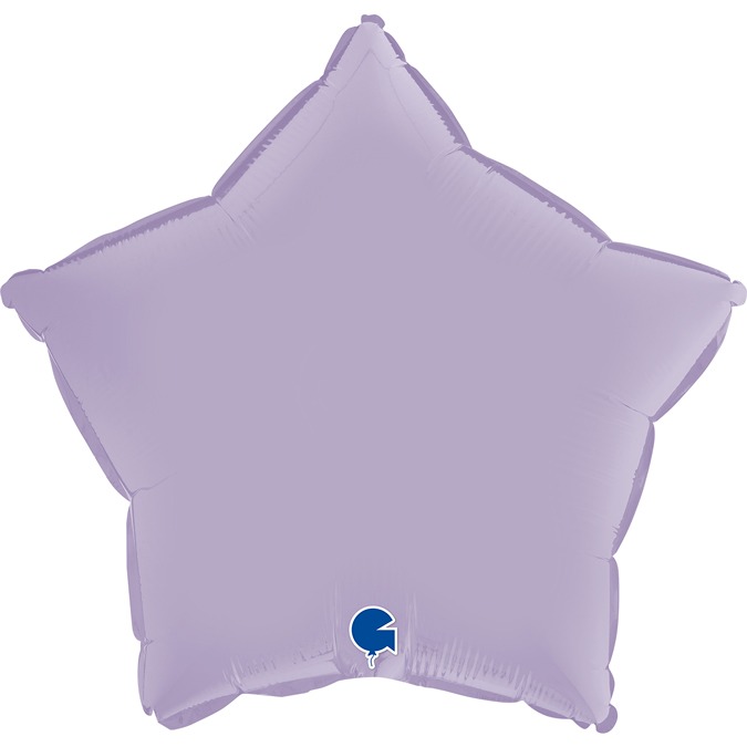 BALON FOLIOWY GWIAZDKA SATIN LILA FIOLET 45cm