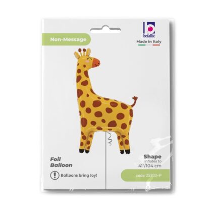 BALON FOLIOWY ŻYRAFA SAFARI 41” - obrazek 2