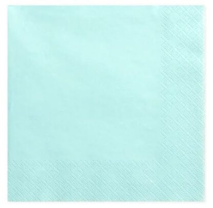 SERWETKI PAPIEROWE NIEBIESKIE PASTEL 20szt