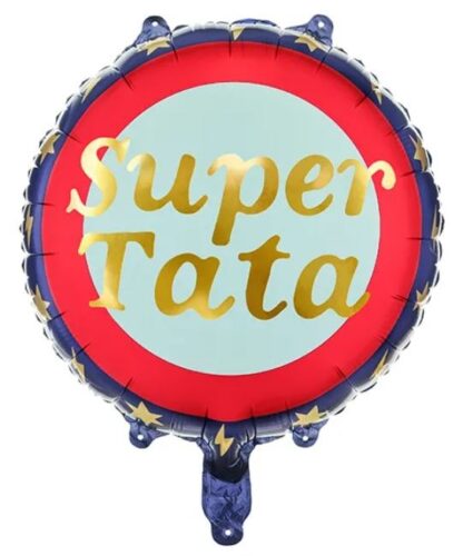 BALON FOLIOWY SUPER TATA KOŁO 45cm