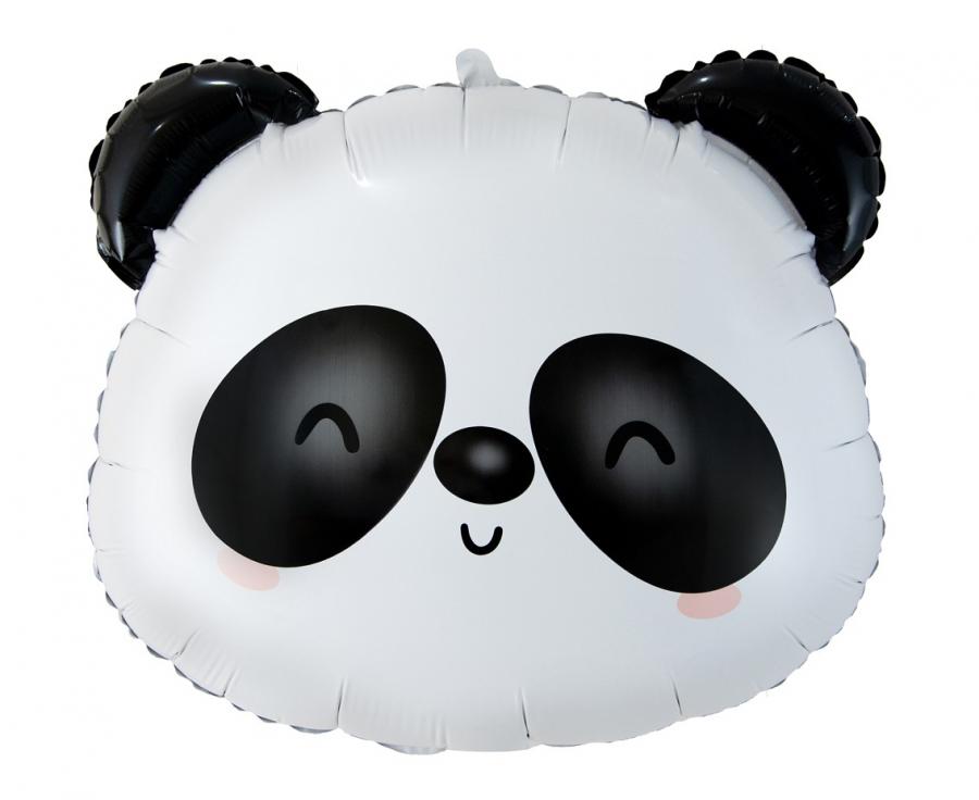 BALON FOLIOWY PANDA GŁOWA 43x37cm