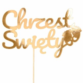 TOPPER CHRZEST ŚWIĘTY STOPY