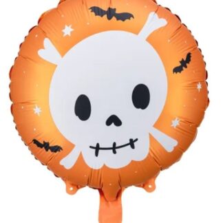 BALON FOLIOWY CZASZKA KOŁO 45CM