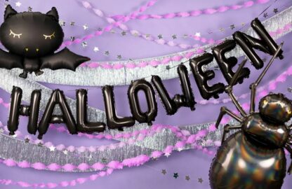 BALON HALLOWEEN NAPIS CZARNY 280x46cm - obrazek 2