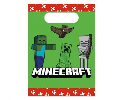 TOREBKI PAPIEROWE MINECRAFT 4szt