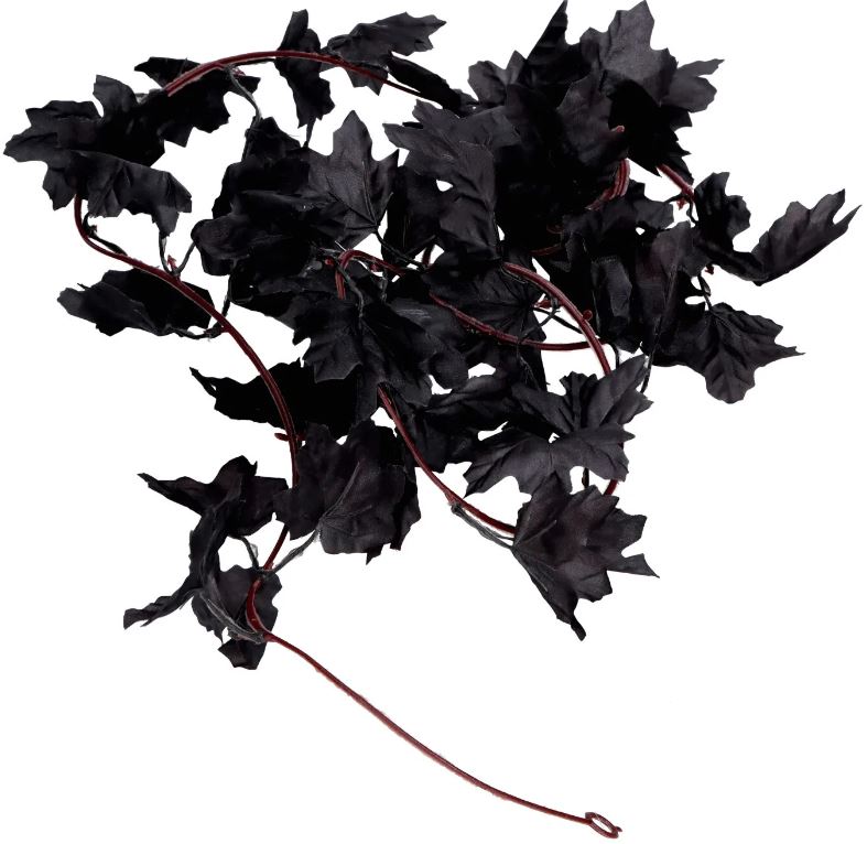 GIRLANDA CZARNY BLUSZCZ 180cm - obrazek 2