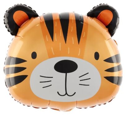 BALON FOLIOWY TYGRYS GŁOWA 52x57cm PP