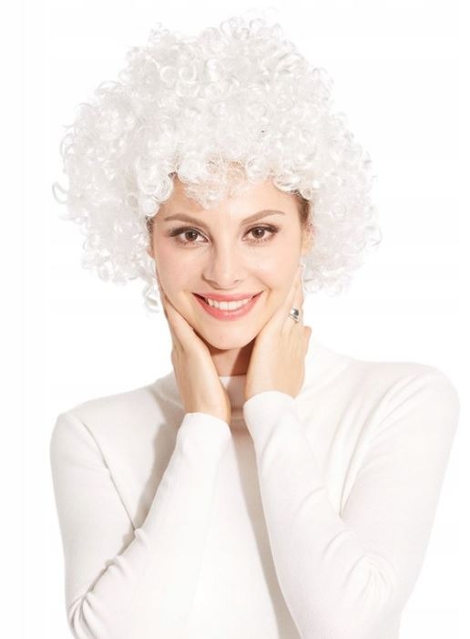 PERUKA ŚWIĘTEGO MIKOŁAJA AFRO