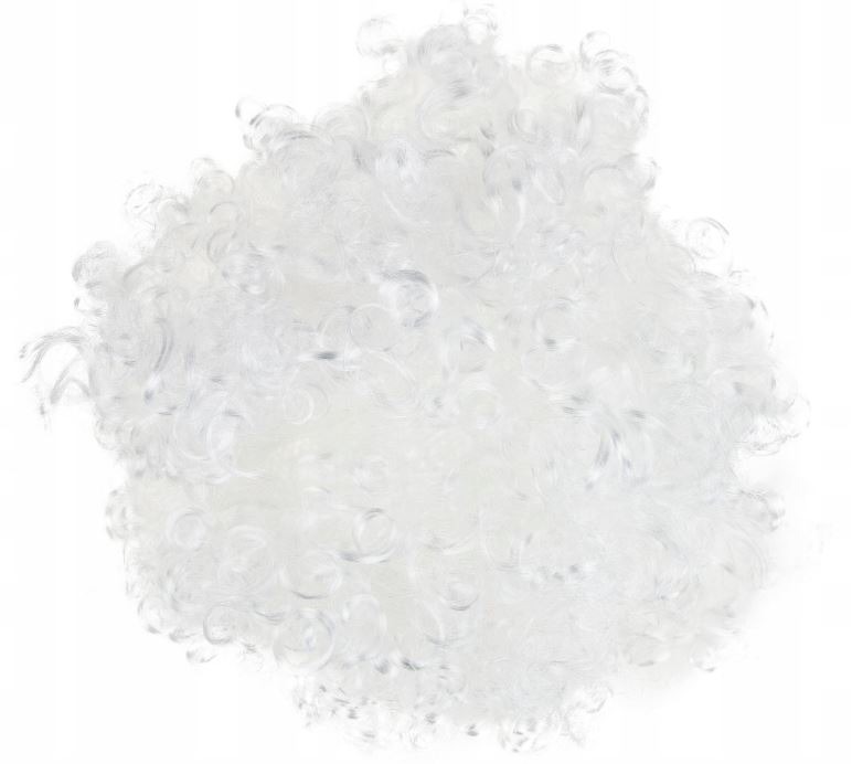 PERUKA ŚWIĘTEGO MIKOŁAJA AFRO - obrazek 2