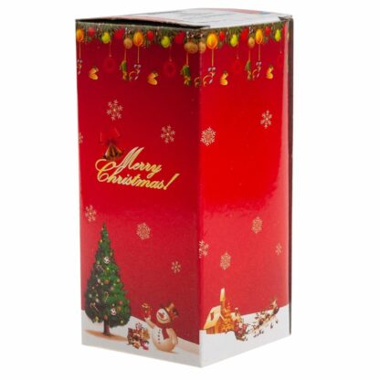 CHOINKA ZŁOTA BROKATOWA LED 12cm - obrazek 4