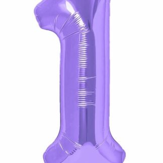 balon CYFRA 1 100cm FIOLETOWY
