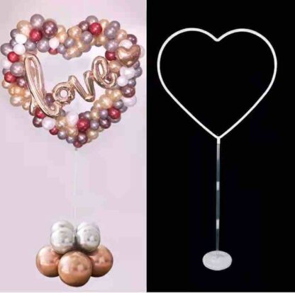 STOJAK NA BALONY SERCE 162cm - obrazek 3