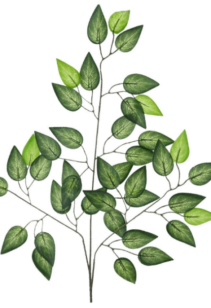 GAŁĄZKA BENJAMIN ZIELONY CIENIOWANY 62cm