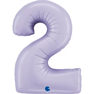 balon CYFRA 2 100cm S.LILAC