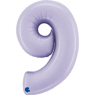 balon CYFRA 9 100cm S.LILAC
