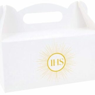 PUDEŁKA KOMUNIJNE IHS CZKS 1szt