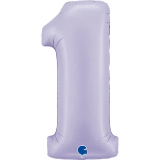 balon CYFRA 1 100cm S.LILAC