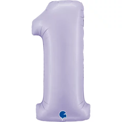 balon CYFRA 1 100cm S.LILAC