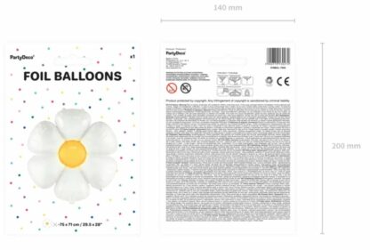BALON FOLIOWY STOKROTKA 97x103cm - obrazek 4