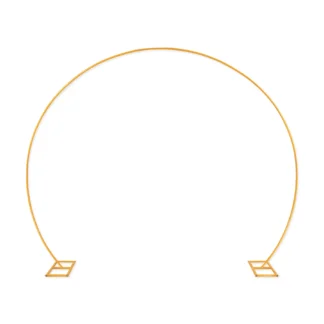 STELAŻ OKRĄGŁY ZŁOTY 315x240cm