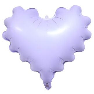 BALON FOLIOWY SERCE FALBANKA FIOLETOWY 20”