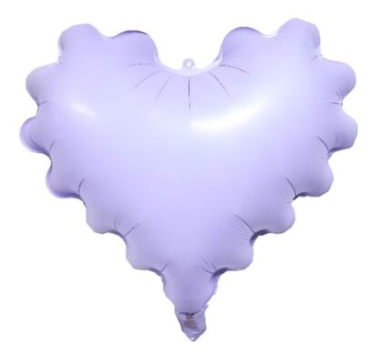 BALON FOLIOWY SERCE FALBANKA FIOLETOWY 20”