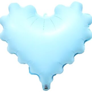 BALON FOLIOWY SERCE FALBANKA NIEBIESKI 20”