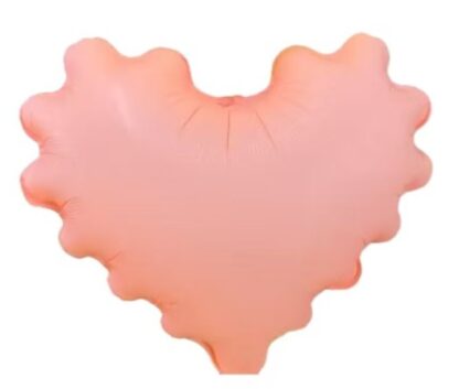 BALON FOLIOWY SERCE FALBANKA RÓŻOWY 20”