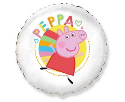 BALON FOLIOWY PEPPA'S PARTY BIAŁY "18”