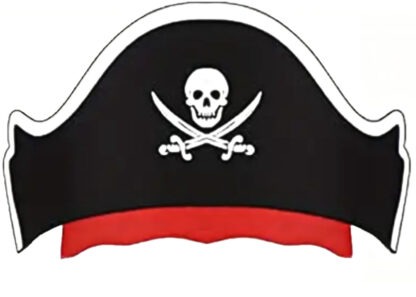 ZESTAW GADŻETÓW MAŁA PIRATKA / SPÓDNICZKA, OPASKA NA OKO, KAPELUSZ, MIECZ - obrazek 4