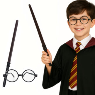 ZESTAW CZARODZIEJA - OKULARY RÓŻDŻKA