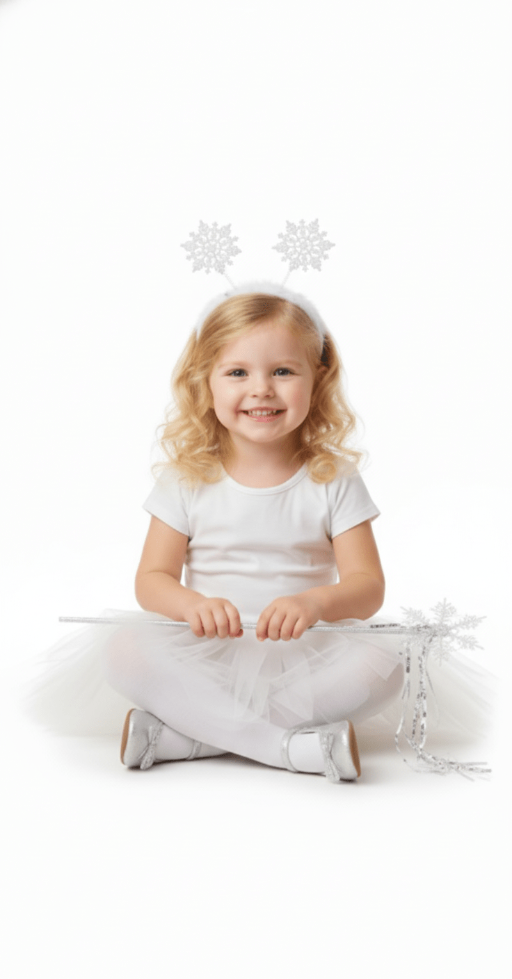 ZESTAW ŚNIEŻYNKA ZE SPÓDNICZKĄ - obrazek 5