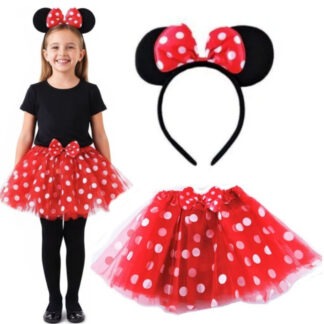 ZESTAW MYSZKA MINNIE CZERWONA