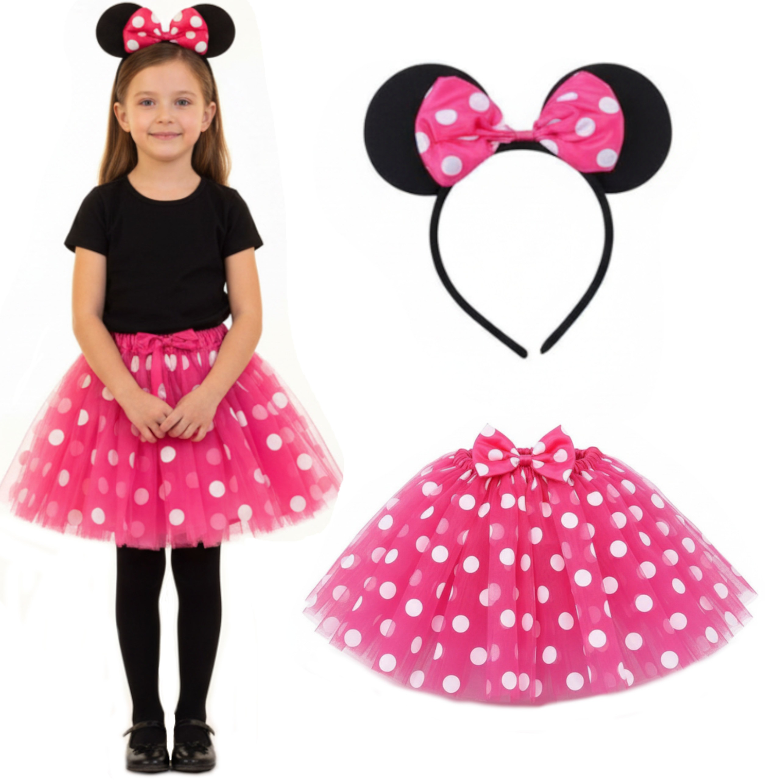 ZESTAW MYSZKA MINNIE RÓŻOWA