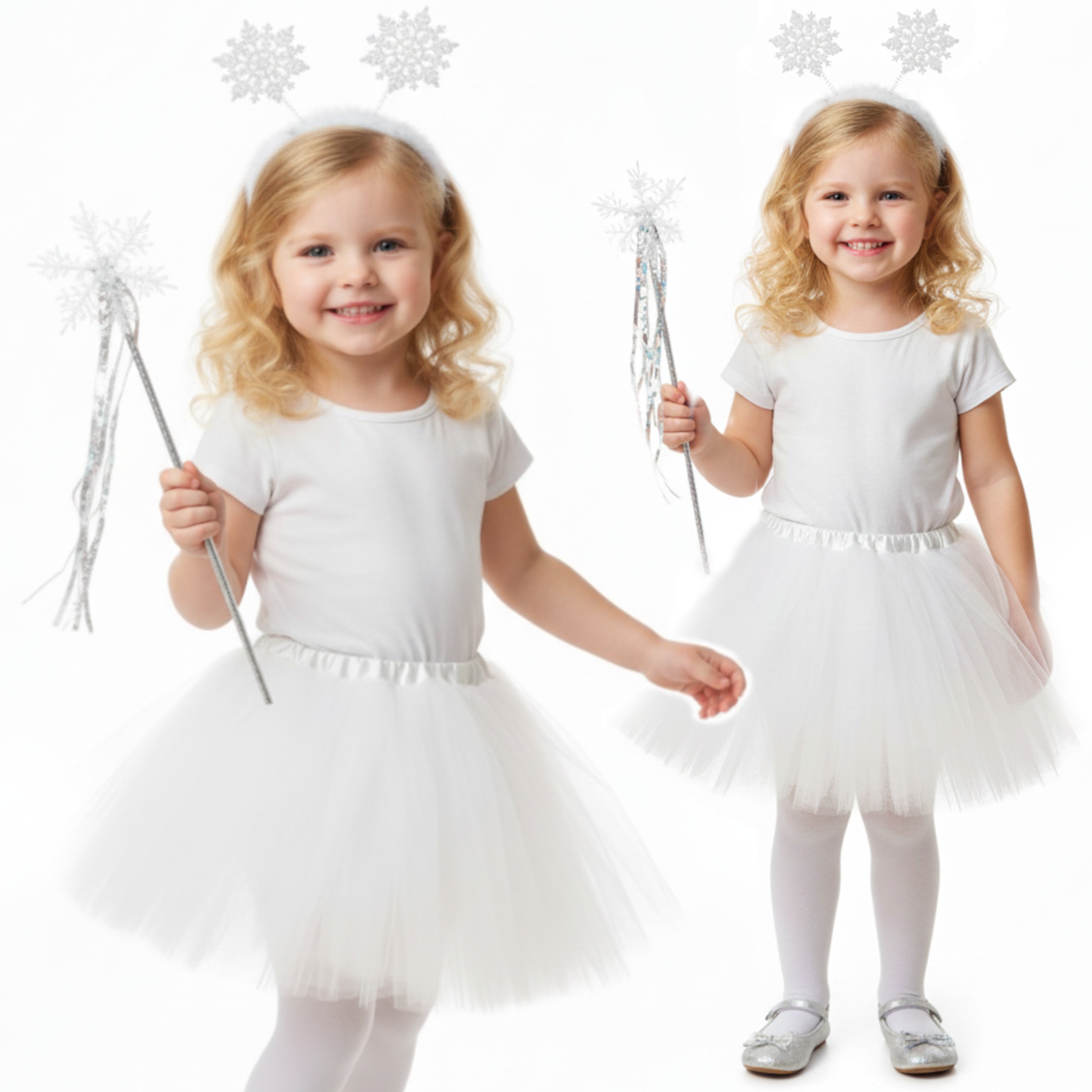 ZESTAW ŚNIEŻYNKA ZE SPÓDNICZKĄ