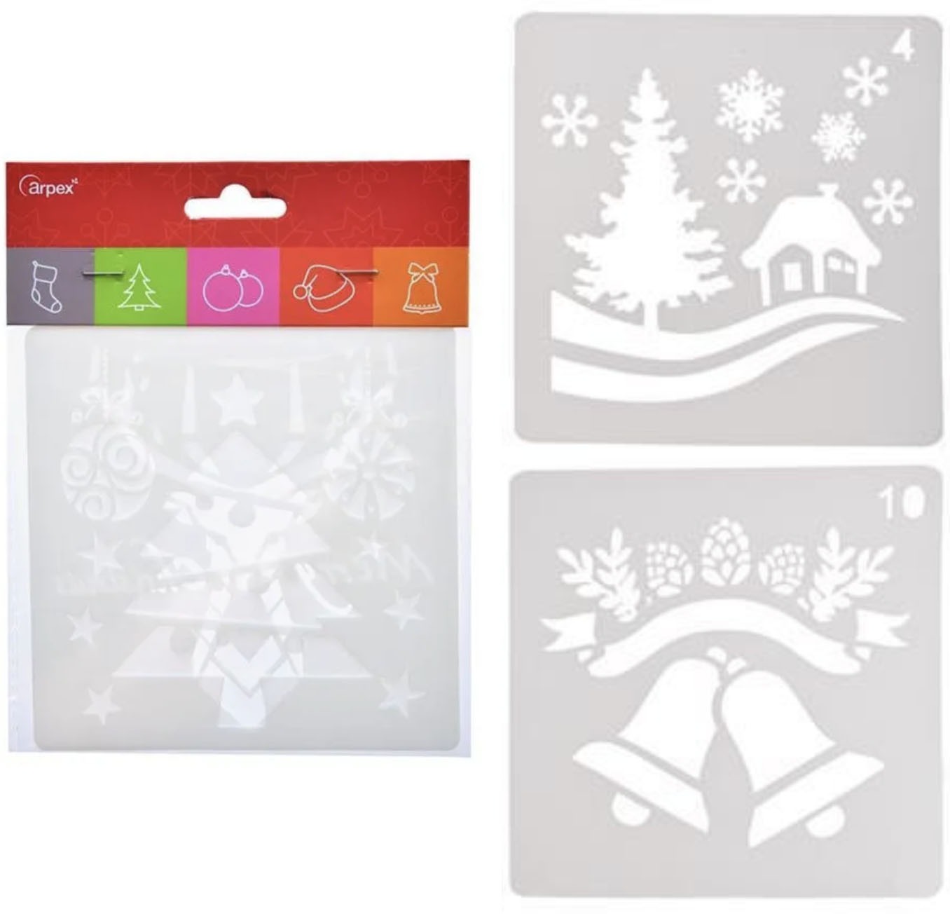 SZABLONY DO ŚNIEGU 2szt F