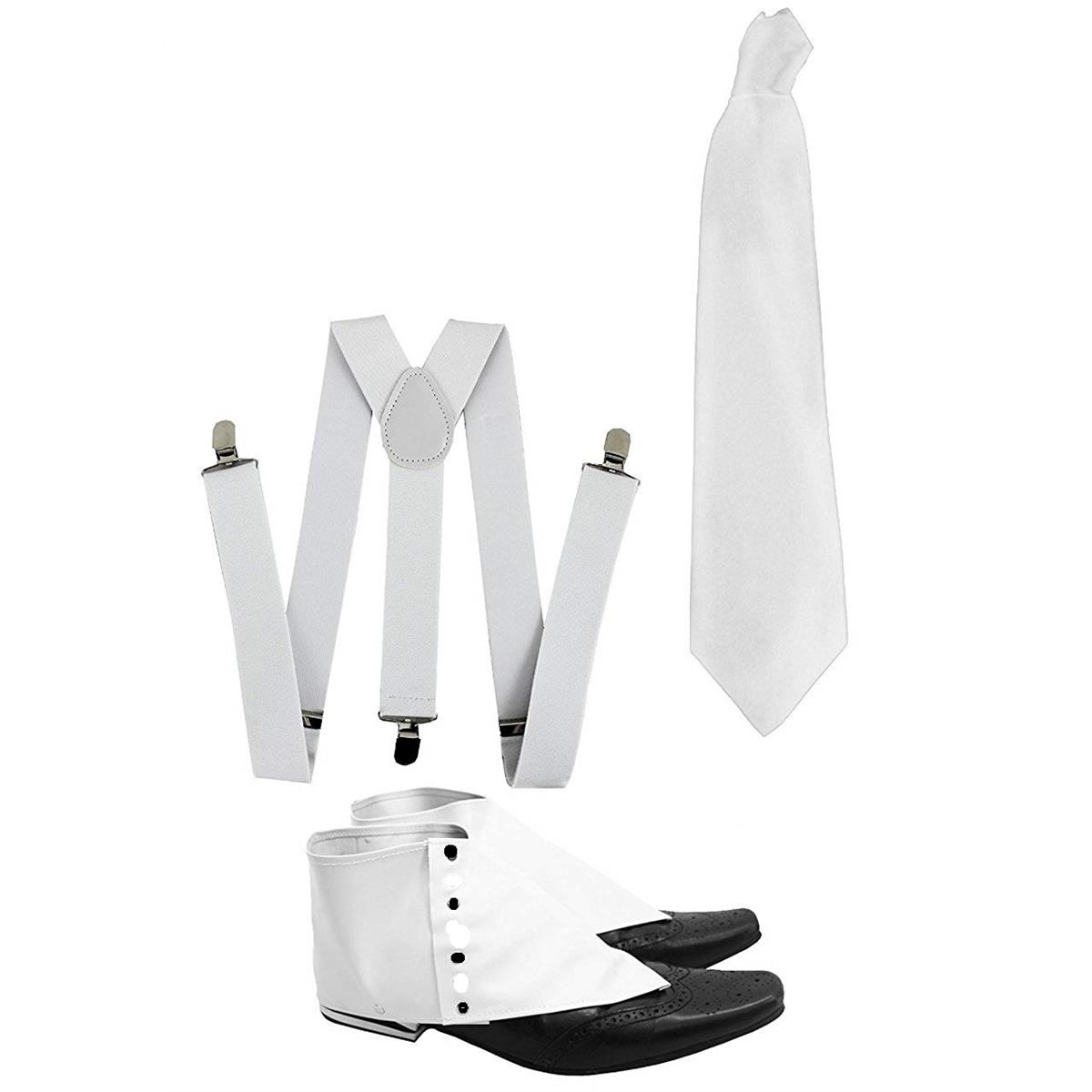 ZESTAW MĘSKI RETRO BIAŁY - obrazek 3