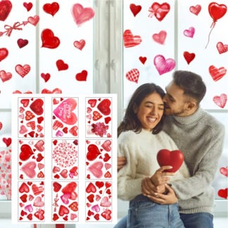 NAKLEJKI NA OKNO SERDUSZKA