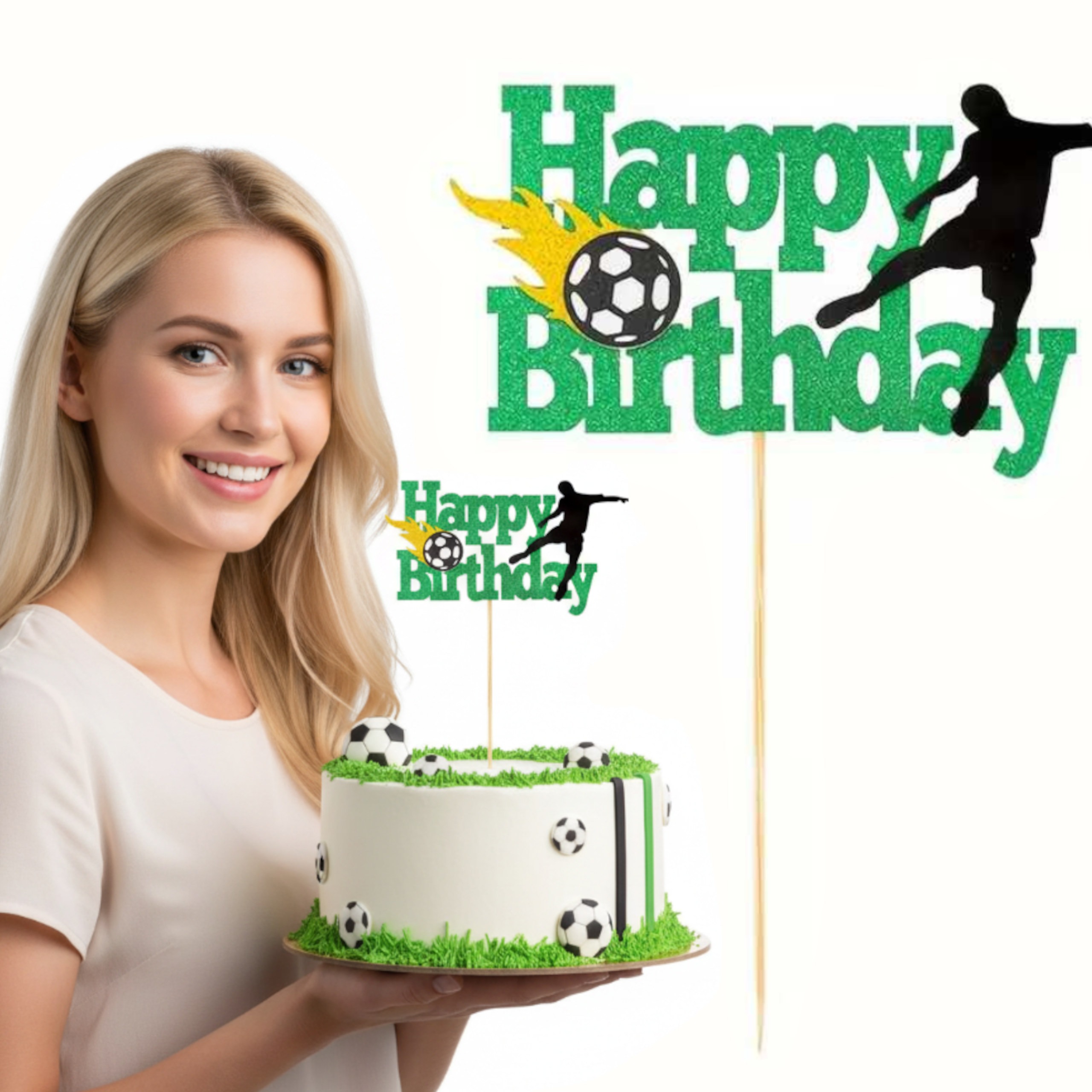TOPPER NA TORT PIŁKA NOŻNA
