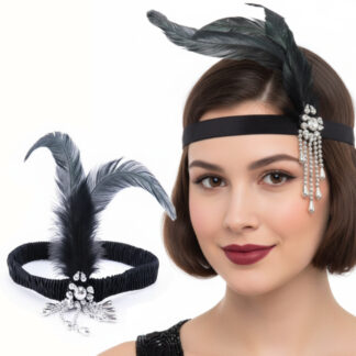 OPASKA CHARLESTON Z PIÓRKIEM