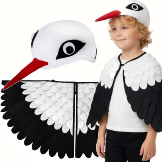 ZESTAW BOCIAN CZAPKA+SKRZYDŁA