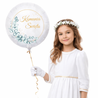 BALON FOLIOWY I KOMUNIA ŚW. LISTKI BOHO KOŁO 18`