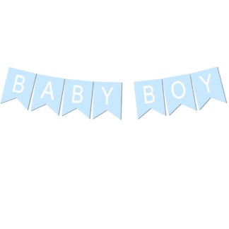 BANER NAPIS BABY BOY / kolor:  BŁĘKITNY