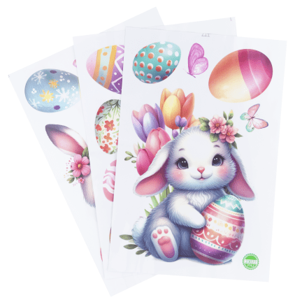 NAKLEJKI NA OKNO WIELKANOCNE 3szt