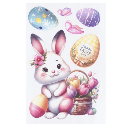 NAKLEJKI NA OKNO WIELKANOCNE 3szt - obrazek 4